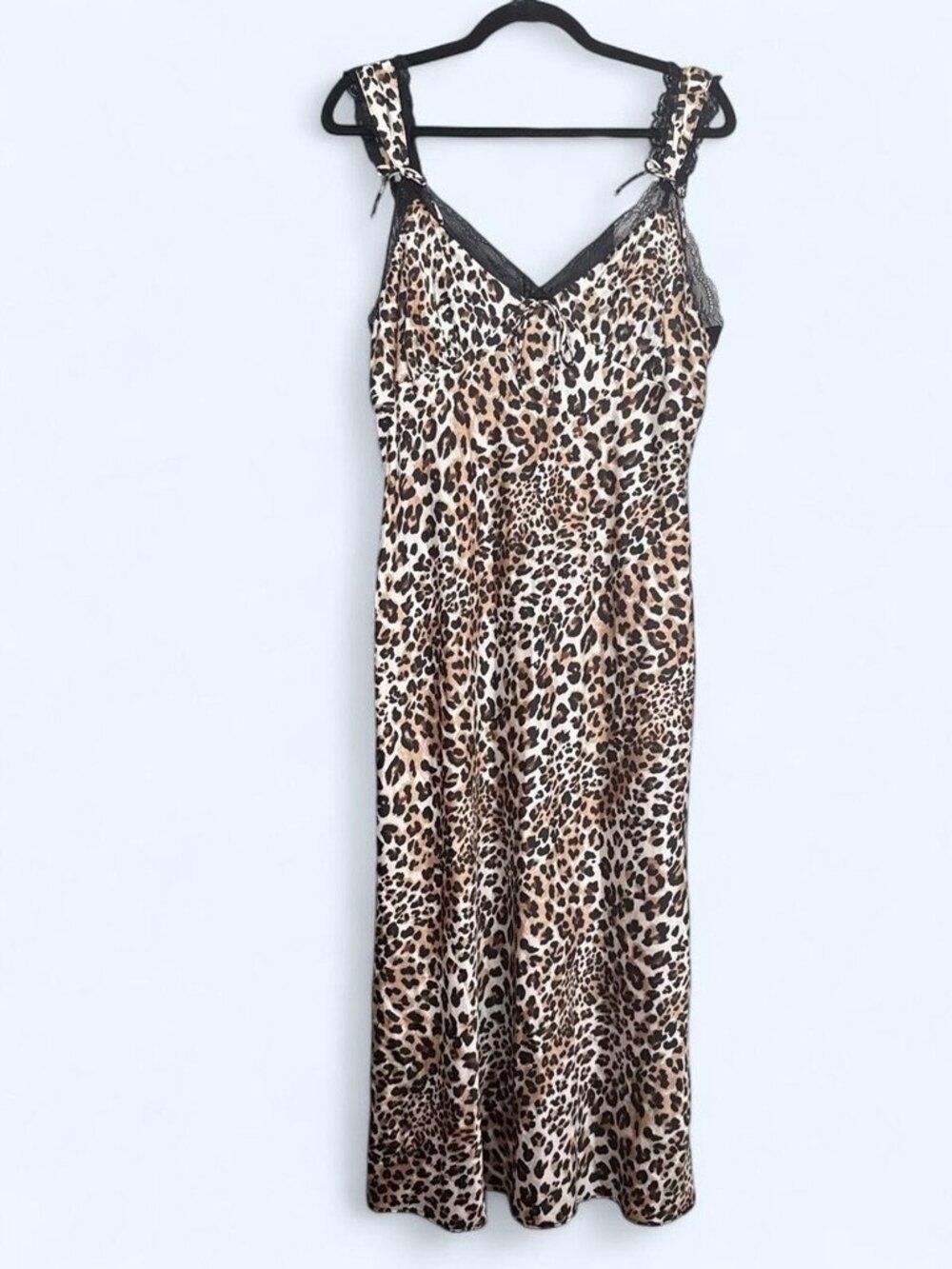 ASTR The Label Leopard Slip Dress